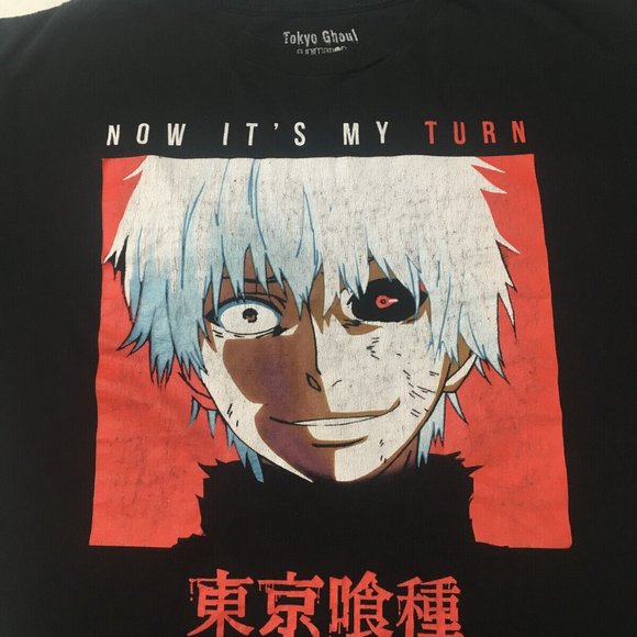 #HH Tokyo Ghoul Anime Funimation Tee Shirt 'NOW IT'S MY TURN' Men's Size X-Large - Picture 7 of 7